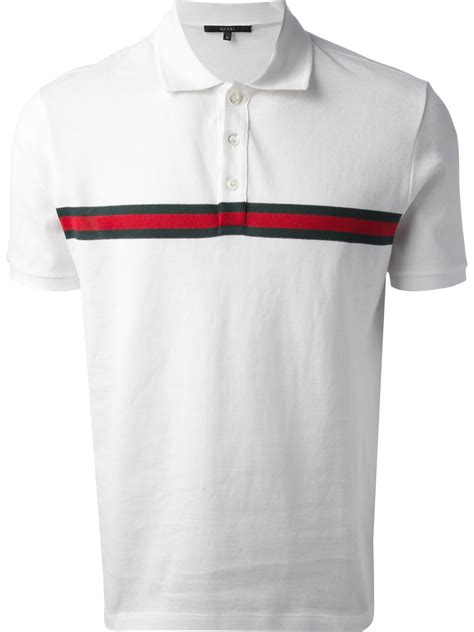 gucci black and white polo shirts.